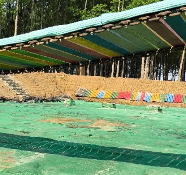 滕州網紅橋水池護坡案例